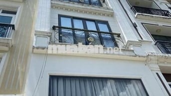 Nhà 45m2(4.1x11m), 5 tầng 5PN, Nơ Trang Long Bình Thạnh, hẻm 5m xe hơi