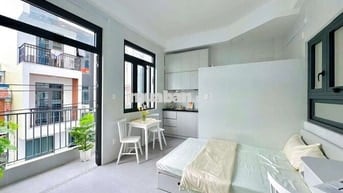 CHO THUÊ CĂN HỘ/PHÒNG STUDIO FULL NỘI THẤT, BAN CÔNG RIÊNG - ÂU CƠ
