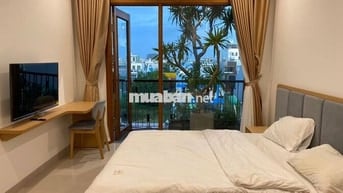 Cho thuê căn hộ Studio - Full nội thất, View ban công ,Hồ Bơi&Cây Xanh