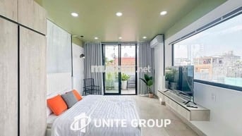 CHO THUÊ CĂN HỘ 1PN BAN CÔNG CỬA SỔ - GẦN VÒNG XOAY LĂNG CHA CẢ