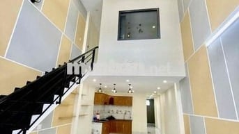 Nhà Mới DT 4,2M x16M 1Trệt 1Lửng 3Pn 2Wc Hẻm Xe Tải Gần Chợ Cầu Đồng