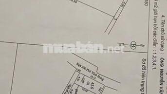BÁN ĐẤT 41.5M² NGÕ 200 VĨNH HƯNG - CÓ NHÀ CẤP 4.