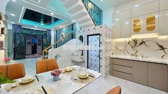 Nhà 3 tầng 60m2, 4pn, 4wc, Huỳnh Văn Nghệ, p15, Tân Bình