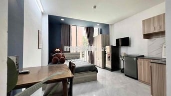 CĂN STUDIO BAN CÔNG FULL NỘI THẤT GẦN ĐH VLU, HUTECH