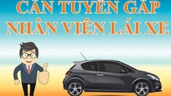 TUYỂN DỤNG TÀI XẾ PHỤC VỤ NGƯỜI NƯỚC NGOÀI
