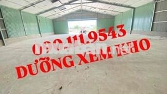CHO THUÊ kho 375m2 - 18x20m - ĐƯỜNG TẢI LỚN - ĐIỆN 3pha