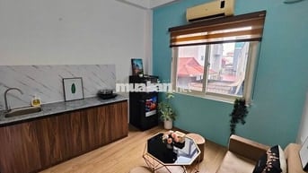 Căn 1N1K 35m2 full đồ, cửa sổ thoáng, tòa mới, chính chủ khu Ba Đình