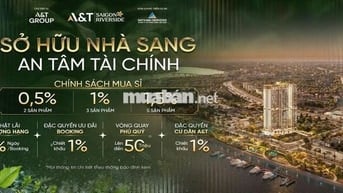 Căn2PN A&T 60m2 ngay An Lâm Resort View Sông SG giá GD1 từ 52 triệu/m2
