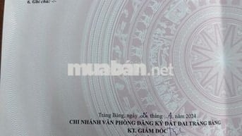 Mình chính chủ bán lô đất diện tích 323.5 m2