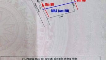 5.8 tỷ/căn nhà 2 tầng Kiệt ô tô số 93 Nguyễn Duy Trinh .Hướng : Tây