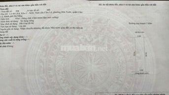 Bán đất khu nam cẩm lệ - cẩm nam 12