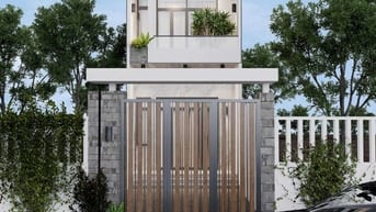 BÁN NHÀ ĐANG HOÀN THIỆN MẶT TIỀN DX 091 NGAY CHỢ BƯNG CẦU