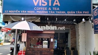 CẦN SANG LẠI MẶT BẰNG KINH DOANH CAFE 2 MẶT TIỀN NGAY QUẬN TÂN PHÚ