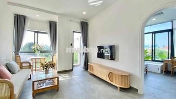 CHO THUÊ 1PN NGAY PHAN ĐĂNG LƯU PHÚ NHUẬN BAN CÔNG FULL NỘI THẤT 50M2