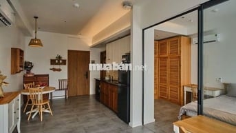 🏡 CĂN HỘ 1PN 50m2 - BIỆT THỰ SÂN VƯỜN–MGR– THANG MÁY – TONE GỖ CAO CẤP