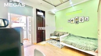 Căn Hộ Studio Ban Công Mới Siêu Đẹp Gần chợ Tiện qua Dịch Độc Lập Q1