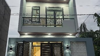 nhà bán căn nhà 4,7x14 gồm 1 trệt 2 lầu 4 phòng thị trấn cần giuộc