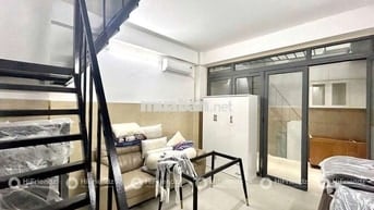 Cho thuê căn hộ 1 trệt 1 lửng hơn 40m2 đầy đủ nội thất gần Lotte Mart