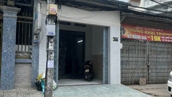 Cho thuê nhà mới xây mặt tiền đường Sinco, Quận Bình Tân, ngay chợ