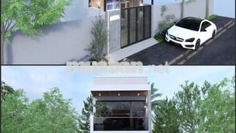 Ô Tô Đậu Ngày Đêm - 76M² - 5 Phòng Tặng  Thiết Kế Xây Thêm Tầng