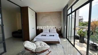 🔥Thuê ngay phòng 40m2, Bancol lớn , Full nội thất , Ngay Nơ Trang Long