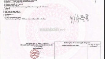 Đất thổ cư tại đường DH614, KCN Bàu Bàng,chỉ trả trước 224tr sổ sẵn