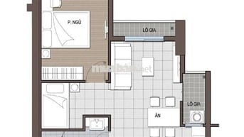 ✅ HOT-65m2-✅  2PN 1WC- Căn Góc- Cho thuê gấp 7tr5 vào ở Liền ^^!