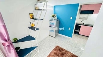 PHÒNG TRỌ GÁC CAO FULL NỘI THẤT GẦN CẦU PHÚ MỸ SIÊU XINH