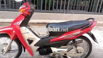 Xe wave alpha 110cc màu đỏ bánh tâm thắng đùm bs
