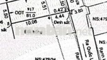 LÔ ĐẤT SÁT ĐINH THỊ THI ĐƯỜNG THÔNG 5.5x14.7m tổng 81m2 sổ mới xây cao