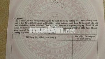 Bán đất tổ 3, Chi Đông, Mê Linh. Gần KCN Quang Minh và chợ đình Chi