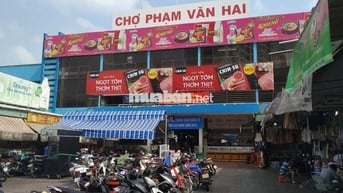 Ngang 4,5m x 13,5m, 63m² chỉ 7,9 tỷ.  ngay chợ Phạm Văn Hai , Hẻm 3,5m