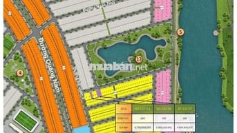 Bán gấp 2 lô BIỆT THỰ 180M2 LIỀN KỀ, VIEW đối diện Công Viên Đầm Sen