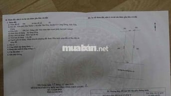 Chính chủ - cần bán 180m2 đất 100% đô thị - TT Tân Hoà