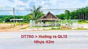 Đất nền 100m2 Long Hòa, Dầu Tiếng. Sổ sẵn, công chứng ngay