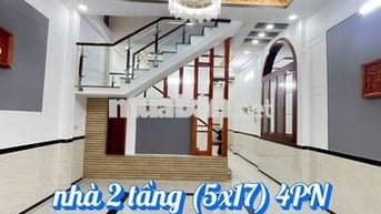 Nhà 2 tầng (5*17) - 4PN - Bà Điểm Hóc Môn