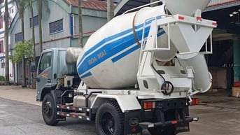 Xe trộn bê tông Hoa Mai 3–4 khối – Nhỏ gọn, chính hãng, giá tốt
