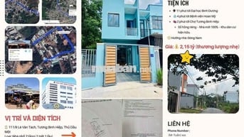 🏠 111/9 Lê Văn Tách – Nhà phố 2 tầng, sổ hồng riêng, hướng Đông Nam.