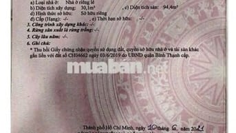 Bán nhà 3 tầng đẹp, đủ nội thất, sát Quận 1, chỉ việc dọn vào ở.