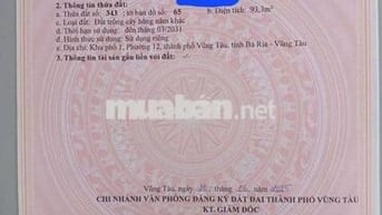 Chính chủ cần bán lô đất hẻm 1216/56  đường 30/4