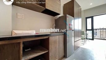 STUDIO BAN CÔNG FULL NỘI THẤT MÁY GIẶT RIÊNG NGAY CẦU SẮT AN PHÚ ĐÔNG