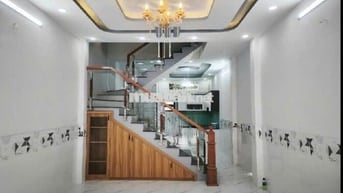 Bán Nhà 2 Tầng Mới 100% Xây Mới - 2 Mặt Hẻm Xe Hơi - Khu LÊ VĂN QƯỚI