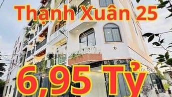 NHÀ 5 TẦNG GÓC 2 MẶT TIỀN TX25 TẶNG FULL NỘI THẤT