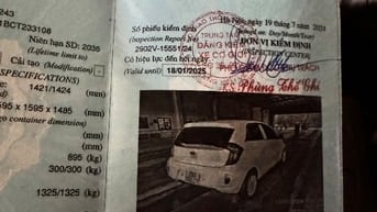 Chính chủ cần bán Kia Morning Van 2011, đăng ký lần đầu 2016