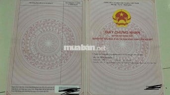 Chính chủ cần bán đất nền khu TĐC Thới Nhựt 2