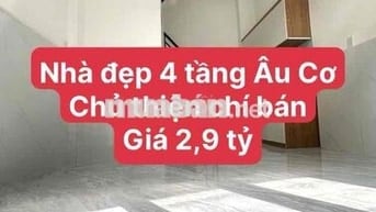 Nhà đẹp 4 tầng Âu Cơ Lê Đại Hành