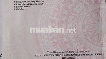 Lô cặp, HL2, Chợ Lộc Hưng, 126m2,SHR, giá 780tr( giá 100%),