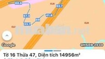 PHÙ HỢP ĐẦU TƯ, LÀM XƯỞNG. LÔ 5160m2 Mặt tiền đường liên xã