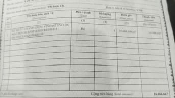Thông báo tìm phiếu xuất xưởng của xe máy điện bị thất lạc 