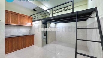 Cho thuê trọ lê Đức Thọ mới xây có máy lạnh thang máy gần Lottemart